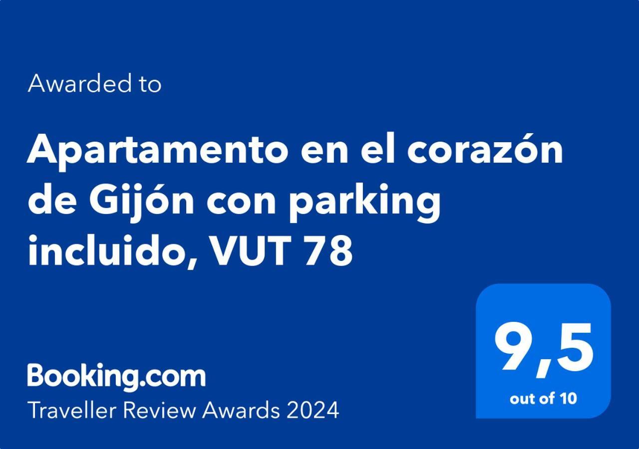 Apartamento en el corazón de Gijón con parking incluido, VUT 78 Exterior foto