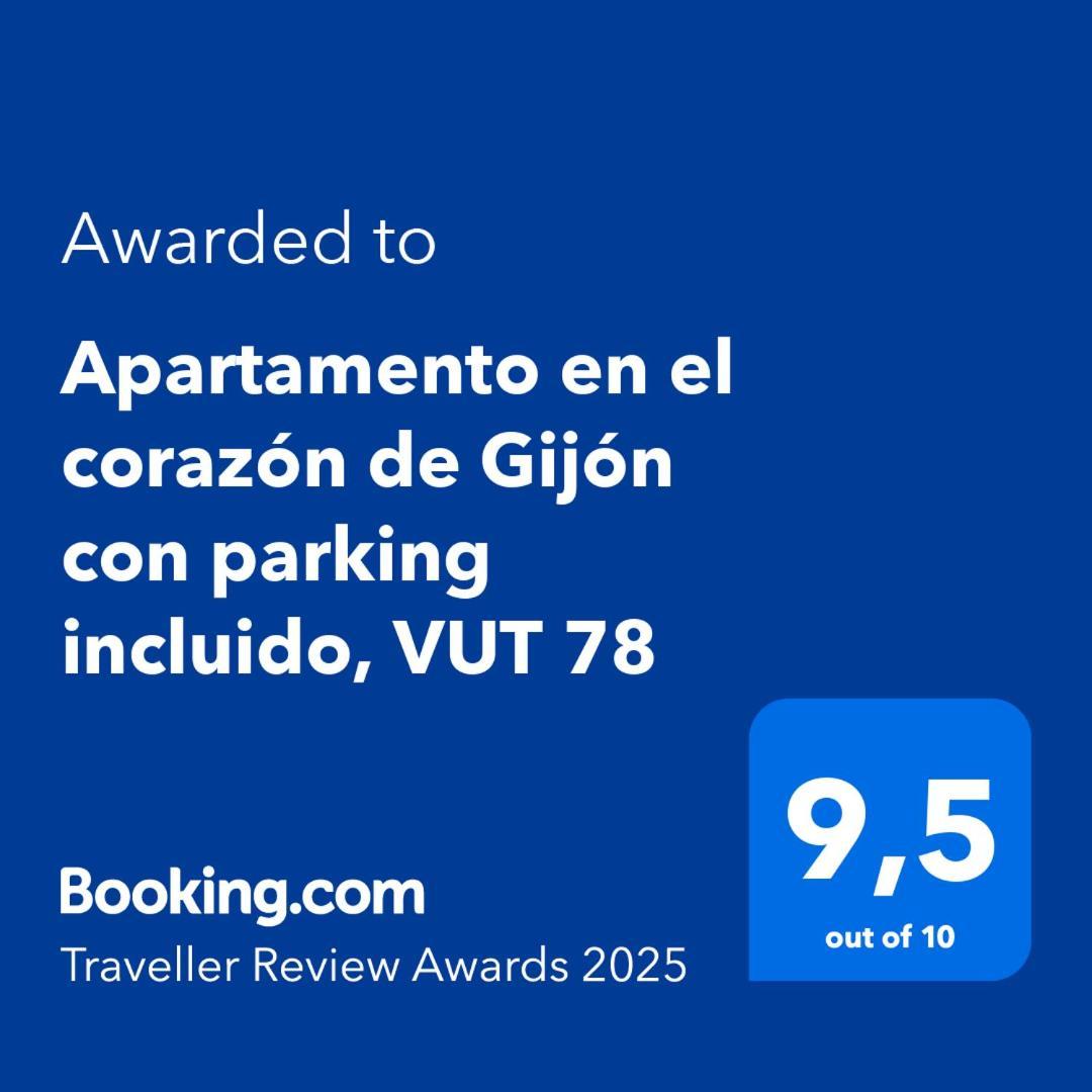 Apartamento Apartamento en el corazón de Gijón con parking incluido, VUT 78 Exterior foto